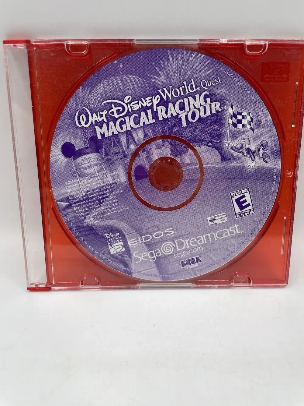 Walt Disney World Quest: Magical Racing Tour Sega Dreamcast Disc Only- Tested!